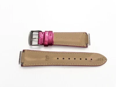 Correa de reloj de cuero TechnoMarine 17 mm con hebilla - ROSA METÁLICA Foto 1 de 2