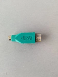 USB Type A Female to Mini DIN 6 Pin Male Adapter PC PS/2 - Picture 1 of 3
