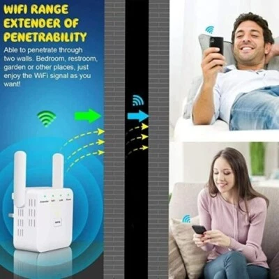 WiFi Range Extender Repeater Wireless Amplifier Router Signal Booster - Image 1 of 4