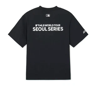 [MLB KOREA] Seoul Serie Dual Logo Halbarm T-Shirts LA SD - Bild 1 von 8