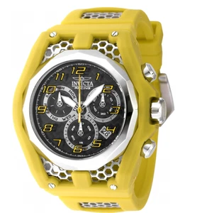 Invicta Racing Carbon Fiber Dial Men's 53mm Swiss Chrono Watch 47206 RARE - Picture 1 of 18