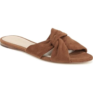$295 NUOVI SANDALI SLIDE VERONICA BARBA MARRONE SCAMOSCIATO 10 - Foto 1 di 12