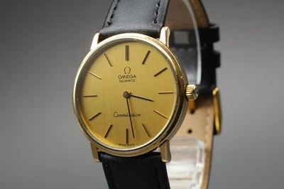 Vintage 1970s OMEGA Constellation Gold Dial Cal.1330 Quartz Men's Watch [Exc+5] - Image 1 of 4