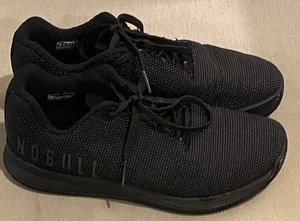 Nobull Superfabric Training Shoes Men's 11 Triple Black Gym Athletic Sneakers - Picture 1 of 6