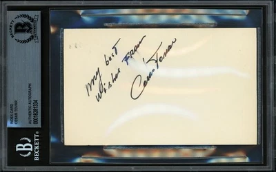 Cesar Tovar Autographed 3x5 Index Card Minnesota Twins Beckett BAS #18281334 - Image 1 of 2