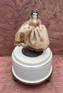 Vintage Porcelain Ballerina Music Box Made in Japan#MI - Picture 1 of 7