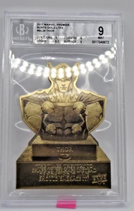 2017 Upper Deck Marvel Premier Bust Gold LTFX THOR #BL24 #1/15 RARE BGS 9 MINT - Picture 1 of 5