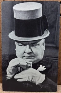 Vintage Large Unused 1968 WC Fields Poster-Card Black and White Postcard - Picture 1 of 5