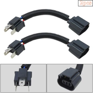 2 H4 9003 To H13 Pigtail Headlight Conversion Harness Sockets for Ford GMC Dodge - Picture 1 of 4