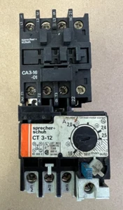 RECHUER + SCHUH SCHÜTZ CA3-16-01 SPULE 110/120V MIT RELAIS CT 3-12 1,6-2,5A - Bild 1 von 9