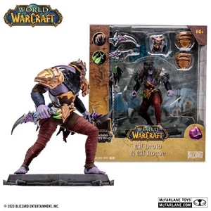 McFarlane WORLD of WARCRAFT - ELF DRUID & ELF ROGUE (EPIC)  In Stock  MIP - Picture 1 of 5