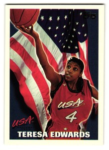 1996 Topps USA Women's National Team Teresa Edwards #3 HOF