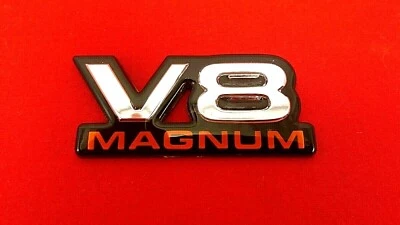 DODGE RAM DAKOTA DURANGO V8 MAGNUM SIDE EMBLEM LOGO BADGE SYMBOL OEM - Image 1 of 4