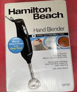 Hamilton Beach 2-Speed Hand Blender 59759 Kitchen Multi-Tool - Picture 1 of 4