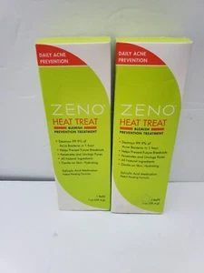(2) Zeno Acne Treatment Heat Treat Refills 1 oz Blemish Treatment - New - Picture 1 of 4