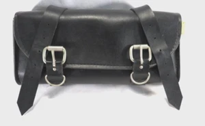 Willie & Max tool bag fork mount for Harley Indian Victory saddlebag leather - Picture 1 of 8