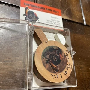 Vintage Chattahoochee Game Calls Pope’s Pock’et Call Wooden Turkey Call - Picture 1 of 5