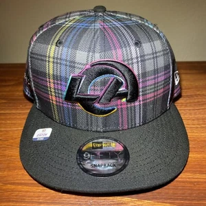 New Era Los Angeles Rams Crucial Catch Snapback Hat 2024 NFL Theme Cap 9Fifty - Picture 1 of 7
