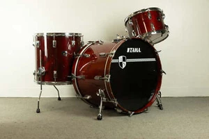 1980s Tama Cherry Wine 16x22 8.5x13 and 16x16 Drum Set - Picture 1 of 14