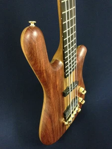 Caraya SPB-3212N 4-String Neck-thru Electric Bass Guitar Natural w/Free gig bag - Picture 1 of 12