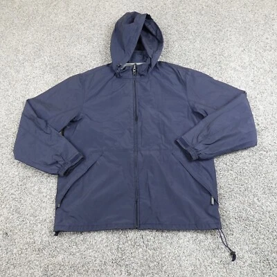 VTG Gap Jacket Mens S Blue Zip Vented Windbreaker Rain Shell Coat Outdoor 90s - Image 1 of 4