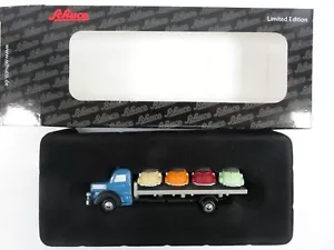 Camion 1:90 Schuco 450567300 Krupp Pirtschen con 4 BMW Isetta #5310 - Foto 1 di 6