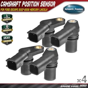 4x Camshaft Position Sensor for Ford Escape 2007-2008 Mercury Lincoln 3.0L DOHC - Picture 1 of 8