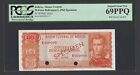 Bolivia 50 Pesos Bolivianos 13-7-1962 P162s2 "Specimen" Uncirculated Grade 69