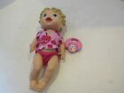 HASBRO BABY ALIVE 2009 DOLL BATTERY OPERATED MOLDED BLONDE HAIR TEETHING RING