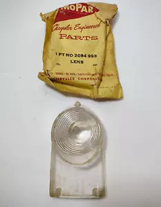 1961-1963 Dodge Plymouth Station Wagon Left Side Back Up Light Lens 2094993 NOS - Picture 1 of 3