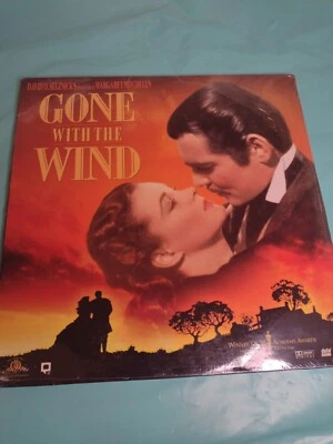 Vtg"Gone With The Wind" AC-3 Late Release Laserdisc LD - Clark Gable New Sealed  Foto 1 de 2