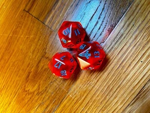 1x D20 Oversized Dice Red | MTG | MKM Murders At Karlov Manor Bundle - Picture 1 of 1