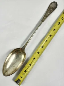Antiker viktorianischer Thomas Prime & Son großer Servierlöffel versilbert - Bild 1 von 7