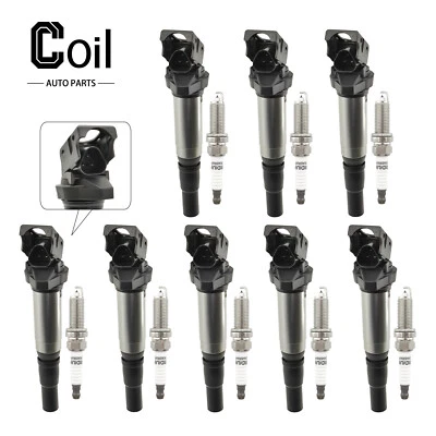 8pcs Ignition Coil & Iridium Spark Plug Kit For BMW 550i 650i 750i M5 M6 4.4L - Imagem 1 de 4