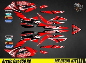 Kit Déco Quad / Atv Decal Kit Arctic Cat XC 450 - Red - Imagen 1 de 1