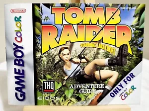 Tomb Raider Starring Lara Croft (Nintendo Game Boy Color, 2000) Manual Only - Picture 1 of 3