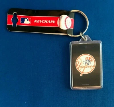 New York Yankees Acrylic Two-Sided Key Chain 3 3/4" MLB Licensed NWT  - Image 1 of 3