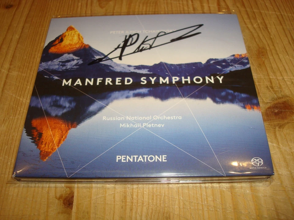 MIKHAIL PLETNEV Tchaikovsky Manfred Symphony PENTATONE SACD NEW Signed Signiert - Bild 1 von 2