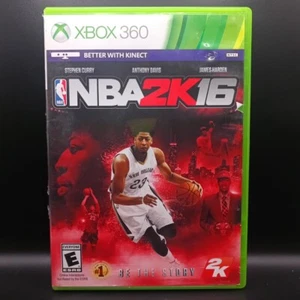 NBA 2K16 (Microsoft Xbox 360, 2015) CIB Good *Case Crack* - Picture 1 of 7