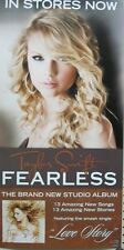 Taylor Swift 2008 Fearless Big Promotional Poster Flawless New Old Stock