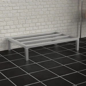 36" x 24" x 8" Kitchen Aluminum Dunnage Rack Commercial Floor Shelf - Picture 1 of 4