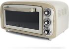 Ariete Vintage Mini Oven 18 Litre Capacity 1380 W 60 Minute Timer Cream