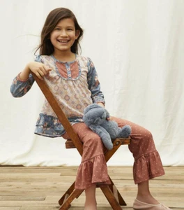 Matilda Jane Just Imagine Celina Girls Big Ruffle PJs Size 4 NWT - Picture 1 of 4