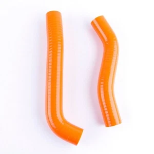 Orange For KTM 690 SMC 690 Duke 690 Enduro 2008-2013 Silicone Radiator Hose - Picture 1 of 5