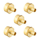 5 PCS EFIELD PEX 1/2" x 3/4" Female NPT Adapter Crimp Brass Fittings,Lead Free