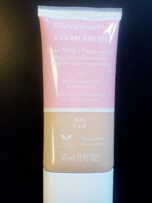 COVERGIRL Clean Fresh Skin Milk 520 Fair Dewy Finish Vegan Foundation - 1 fl oz - Image 1 of 2