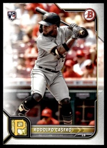 2022 Bowman Rodolfo Castro RC Pittsburgh Pirates #9 - Foto 1 di 2