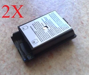 2x NEU Schwarz Batteriedeckel für Xbox 360 controller - Gehäuse Abdeckung Black - Bild 1 von 1