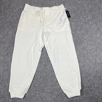 Pantalones deportivos Liverpool Chill para mujer grandes blancos ropa deportiva NUEVO Foto 1 de 4