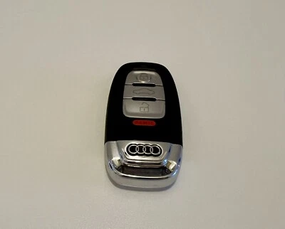 OEM AUDI 2014 Keyless Remote Fob 8K0.959.754 F Spare With Key Blade - Image 1 of 4
